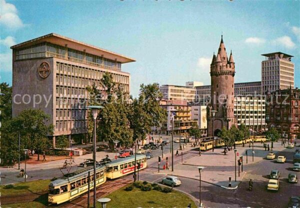 Strassenbahn Frankfurt am Main Eschenheimer Tor