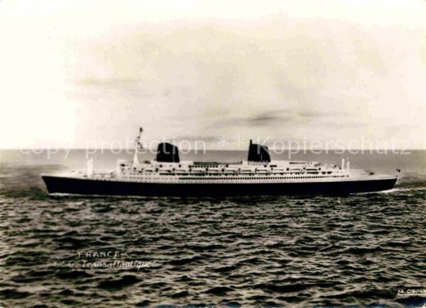 Schiffe Ships Navires Paquebot France