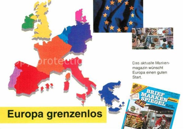 Politik Briefmarken Spiegel Europa
