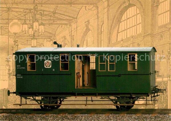 Eisenbahn Bahnpostwagen PTT-Museum Bern