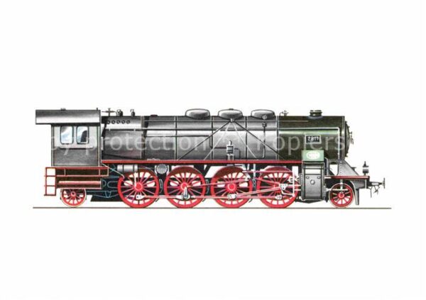 Lokomotive Personenzug-Lokomotive Baureihe 39 1922