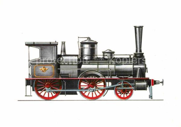 Lokomotive Reisezug-Lokomotive Bauart Strousberg 1