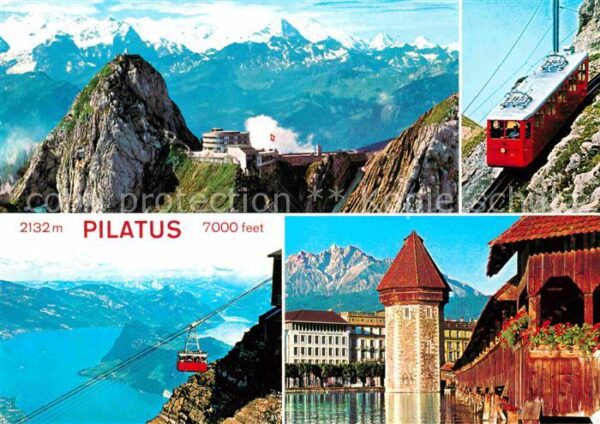 Seilbahn Zahnradbahn Pilatus Luzern Pilatus-Kulm