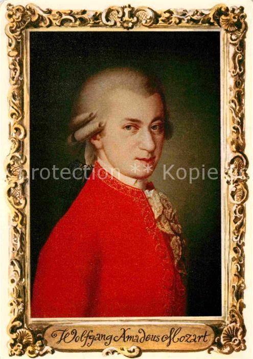 Mozart Wolfgang Amadeus Künstler Barbara Krafft 1819 Festspiel-