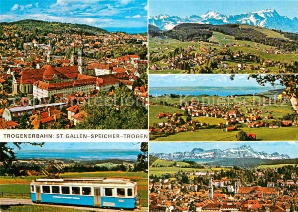 Eisenbahn Trogenerbahn St. Gallen Speicher Trogen