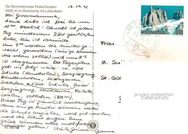 Seilbahn Feldis Veulden Domleschg – Bild 2