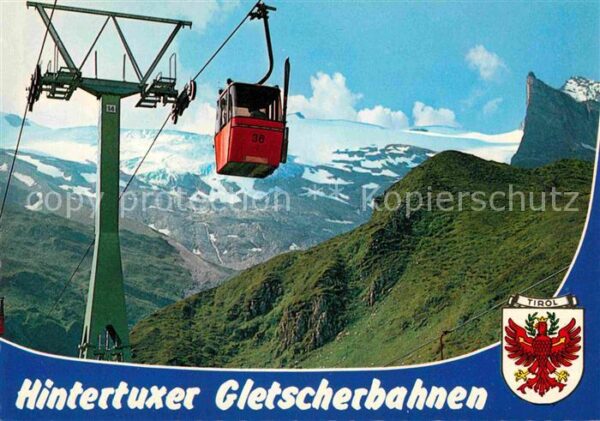 Seilbahn Hintertuxer Gletscherbahn Zillertal Gro