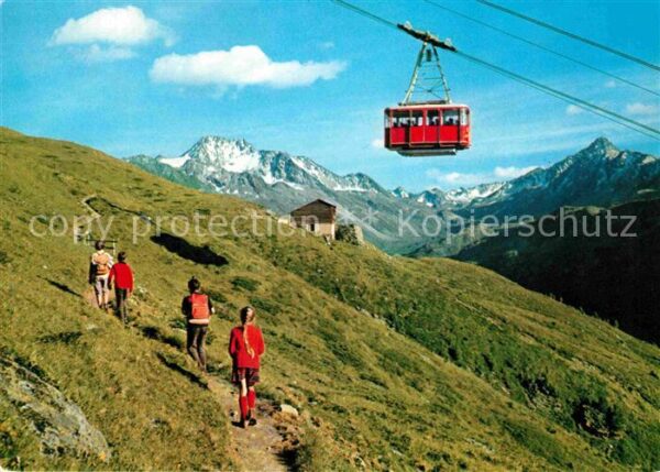Seilbahn Pischabahn Flüela Wisshorn Schwarzhorn