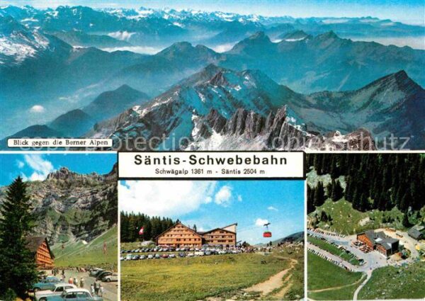 Seilbahn Säntis Schwägalp Berner Alpen