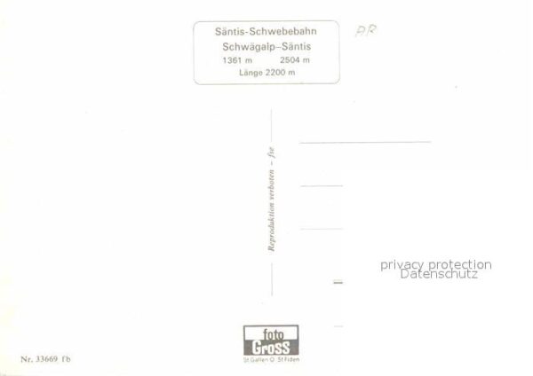 Seilbahn Säntis Schwägalp Berner Alpen – Bild 2