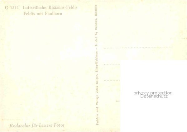 Seilbahn Rhäzüns-Feldis Faulhorn – Bild 2