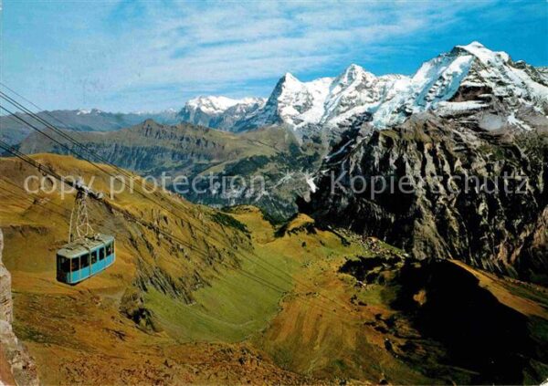 Seilbahn Schilthorn Birg Eiger Mönch Jungfrau Mü