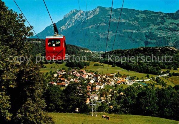 Seilbahn Alvier Oberschan Drei Schwestern