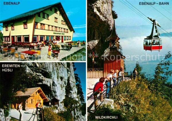 Seilbahn Ebenalp Eremiten-Hüsli Wildkirchli