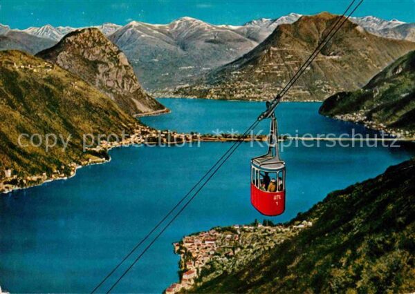 Seilbahn Serpiano Luganersee San Salvatore Monte