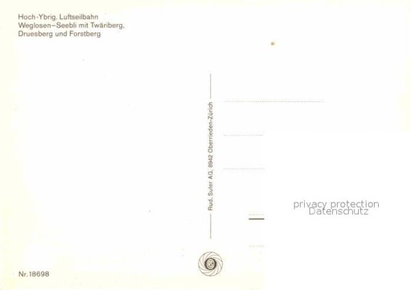 Seilbahn Hoch-Ybrig Weglosen Seebli Twäriberg Dr – Bild 2
