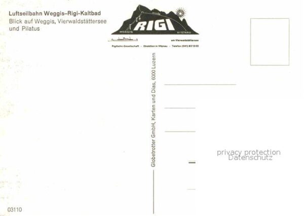 Seilbahn Weggis Rigi-Kaltbad Vierwaldstättersee – Bild 2