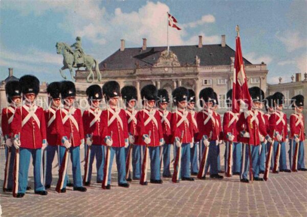 Leibgarde Wache Copenhagen Amalienborg Palace Royal Gua