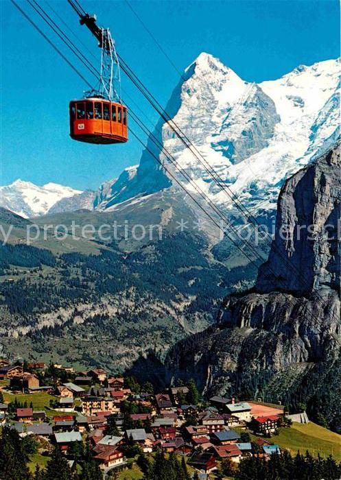 Seilbahn Schilthorn Mürren Wetterhorn Eiger