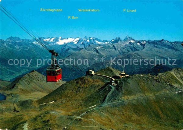 Seilbahn Davos Parsenn Weissfluhgipfel Silvretta