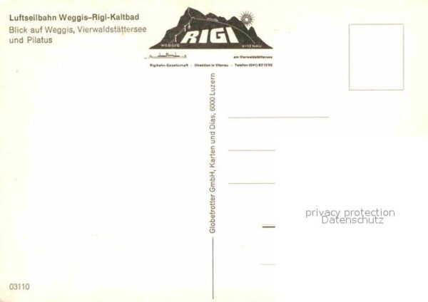 Seilbahn WeggiS Rigi-Kaltbad Vierwaldstättersee – Bild 2
