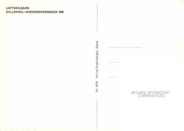 Seilbahn Dallenwil Niederrickenbach – Bild 2