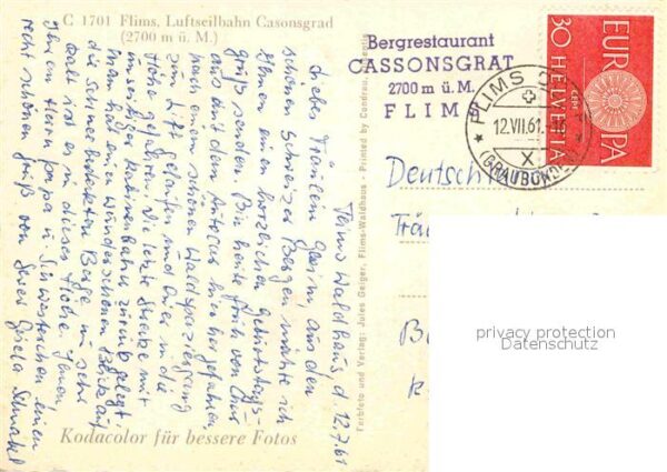 Seilbahn Casonsgrad Flims – Bild 2