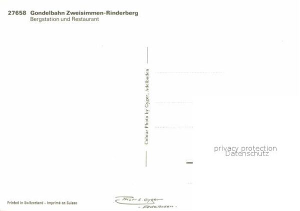 Seilbahn Zweisimmen-Rinderberg Bergstation Resta – Bild 2