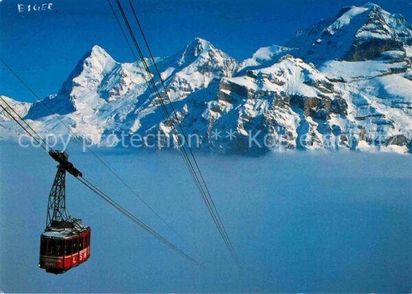 Seilbahn Schilthorn Eiger Mönch Jungfrau