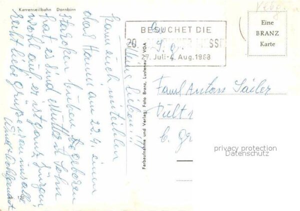 Seilbahn Karrenseilbahn Dornbirn – Bild 2
