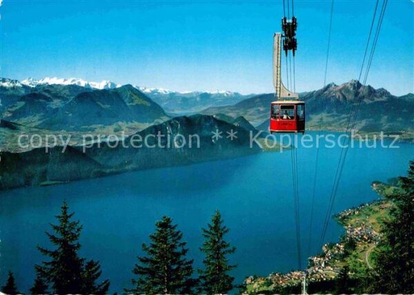 Seilbahn Weggis Rigi-Kaltbad Vierwaldstättersee