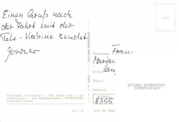 Seilbahn Busteni Telefericul Rumänien – Bild 2