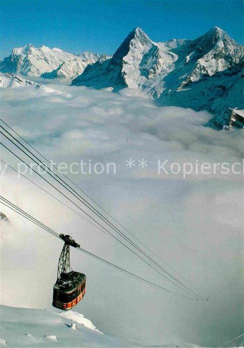 Seilbahn Schilthorn Wetterhorn Eiger Mönch