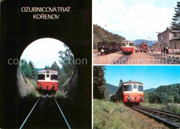 Eisenbahn Jizerske Hory Korenov Ozubnicova Trat