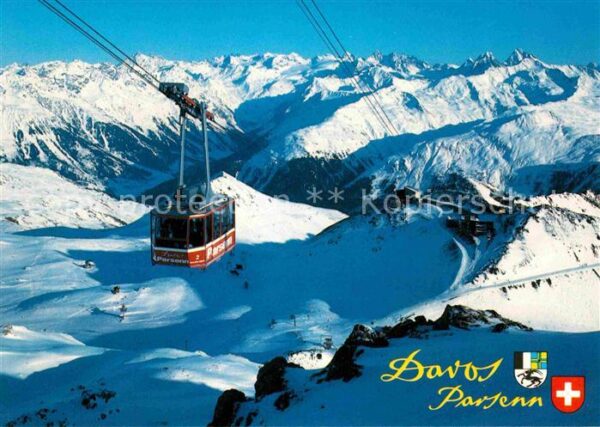 Seilbahn Davos Parsenn Weissfluhjoch Weissfluh-G