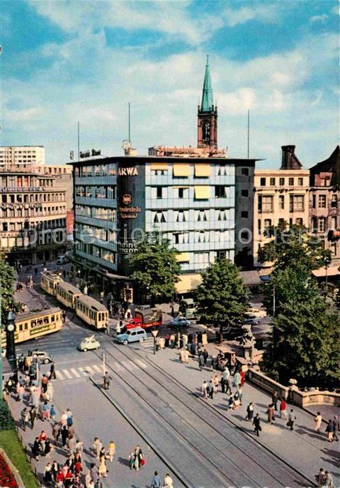 Strassenbahn Düsseldorf Corneliusplatz Königsallee