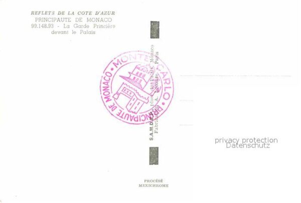 Leibgarde Wache Garde Princiere Palais Principaute de M – Bild 2