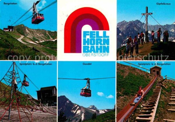 Seilbahn Fellhorn Oberstdorf Spielplatz Bergstat