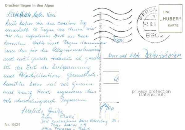 Drachenflug Drachenfliegen Alpen – Bild 2