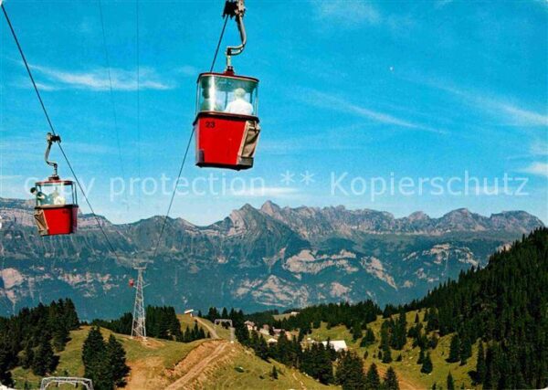 Seilbahn Tannenbodenalp Maschgachamm Obersäss Si