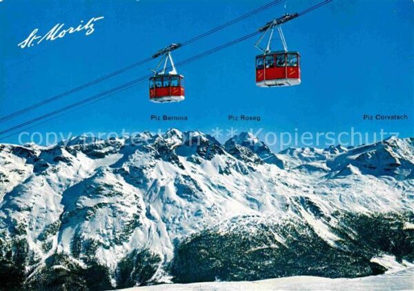 Seilbahn Corviglia Piz Nair St. Moritz