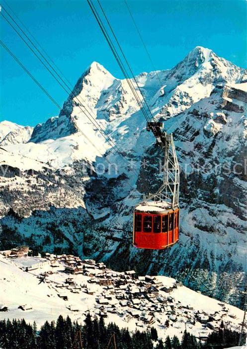 Seilbahn Schilthorn Mürren Birg Eiger Mönch