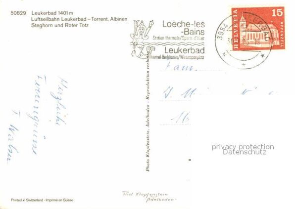 Seilbahn Leukerbad Torrent Albinen Steghorn Rote – Bild 2