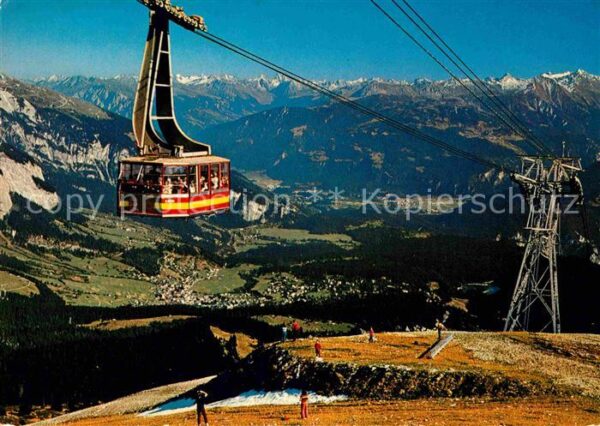 Seilbahn Crap Sogn Gion Flims Laax Rheintal