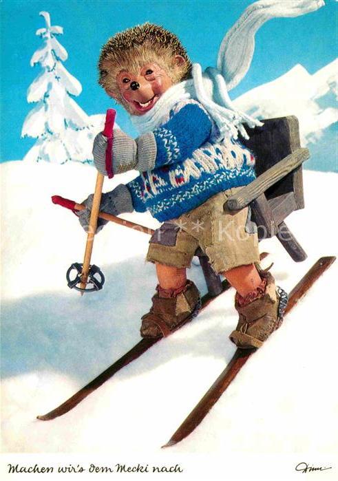 Mecki Nr. 355 Skifahren Ski
