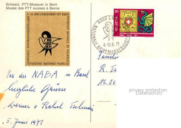 Philatelie Nationale Briefausstellung Basel Rekons – Bild 2