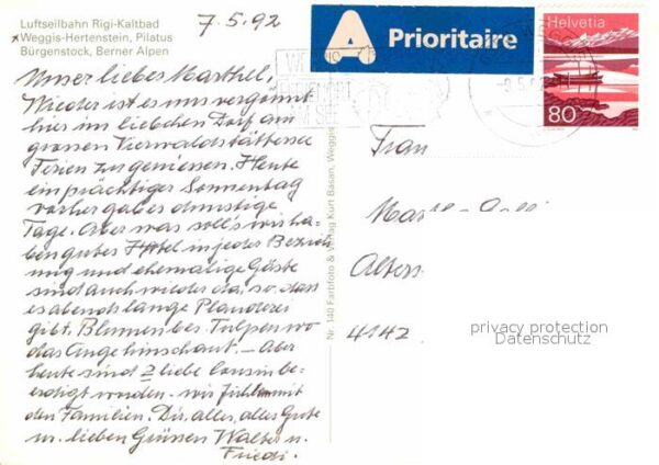 Seilbahn Rigi-Kaltbad Weggis-Hertenstein Pilatus – Bild 2