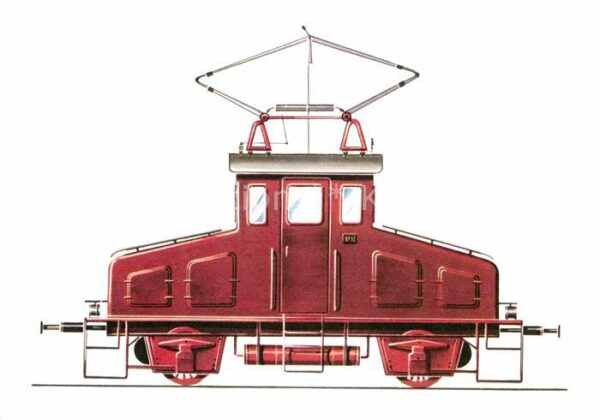 Lokomotive Elektrische Lokomotive  E 6901 Zeichnun