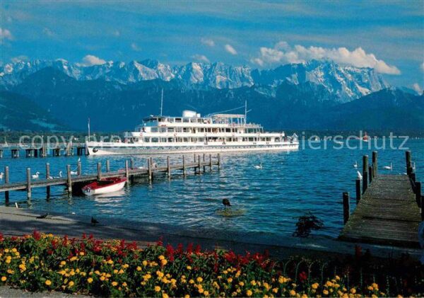 Motorschiffe Seeshaupt Starnberger See Zugspitze