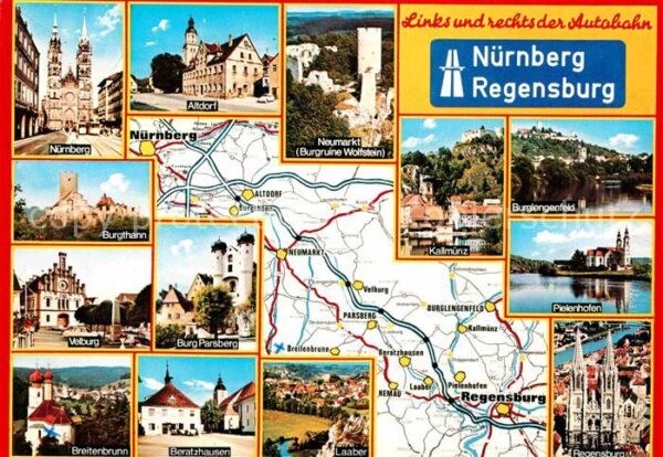 Autobahn Nürnberg-Regensburg Kallmünz Breitenbru